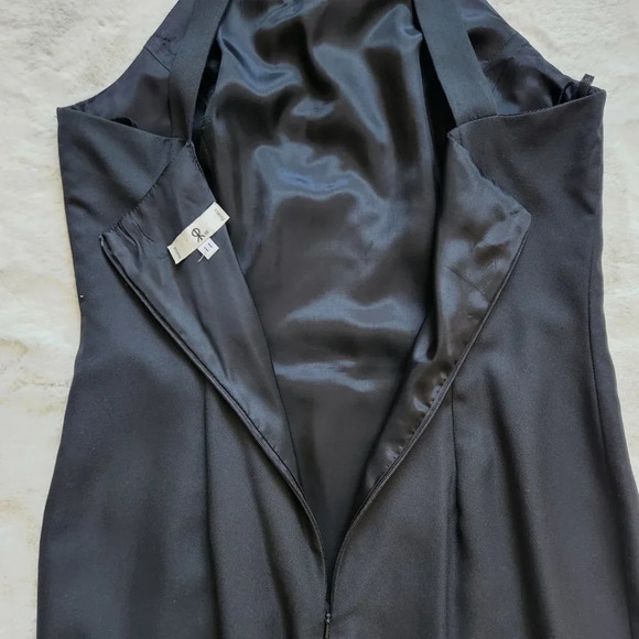 Black Maxi Halter Dress - Picture 13 of 15